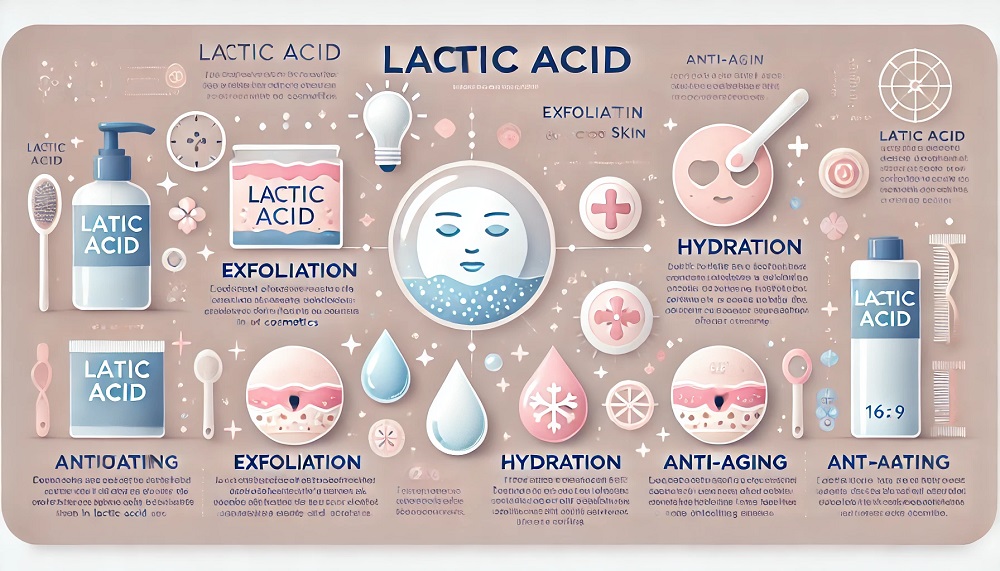 কসমেটিকে Lactic Acid এর ভূমিকা: