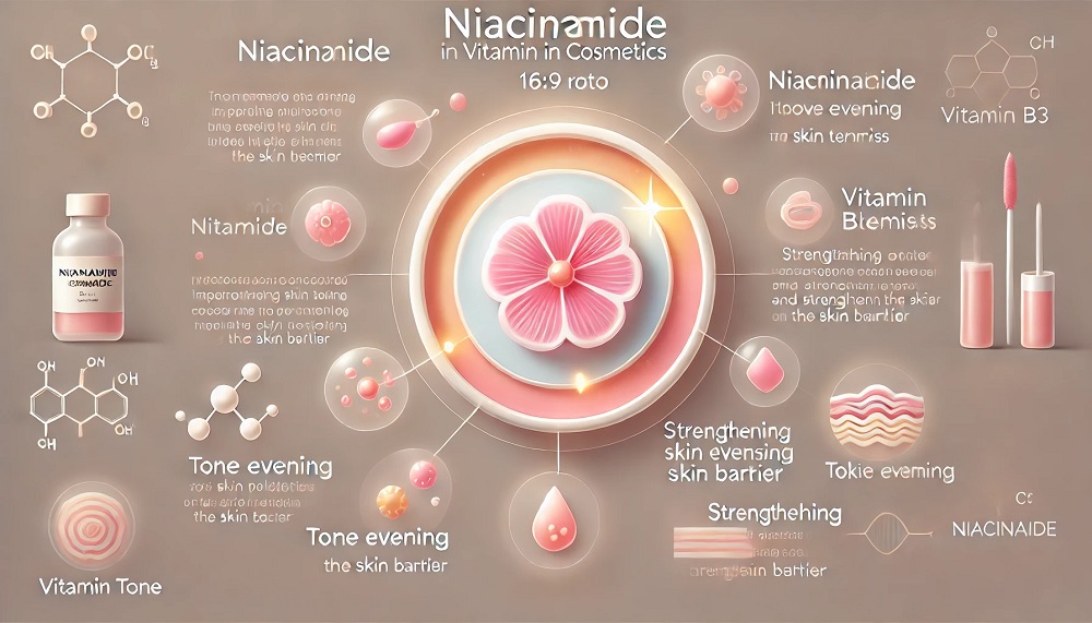 কসমেটিকে Niacinamide (Vitamin B3) এর ভূমিকা: