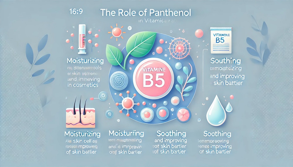 কসমেটিকে Panthenol (Vitamin B5) এর ভূমিকা:
