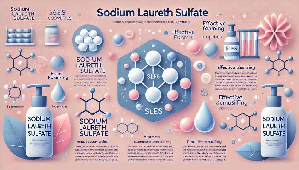 কসমেটিকে Sodium Laureth Sulfate (SLES) এর ভূমিকা: