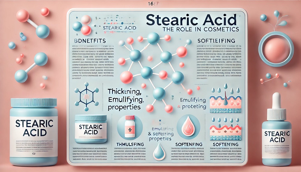 কসমেটিকে Stearic Acid এর ভূমিকা: