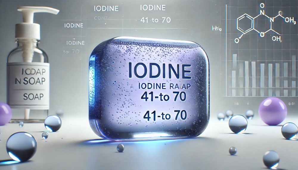 Soap Iodine: When it comes to soap making, various ingredients and their properties determine the overall quality of the soap. One of the most important factors is the Iodine Value. The iodine value affects the hardness and softness of the soap. Ideally, the iodine range should be between 41 and 70. In this blog, we will discuss what the iodine value means in soap, why it’s essential, and why maintaining the ideal range is crucial for a quality soap.