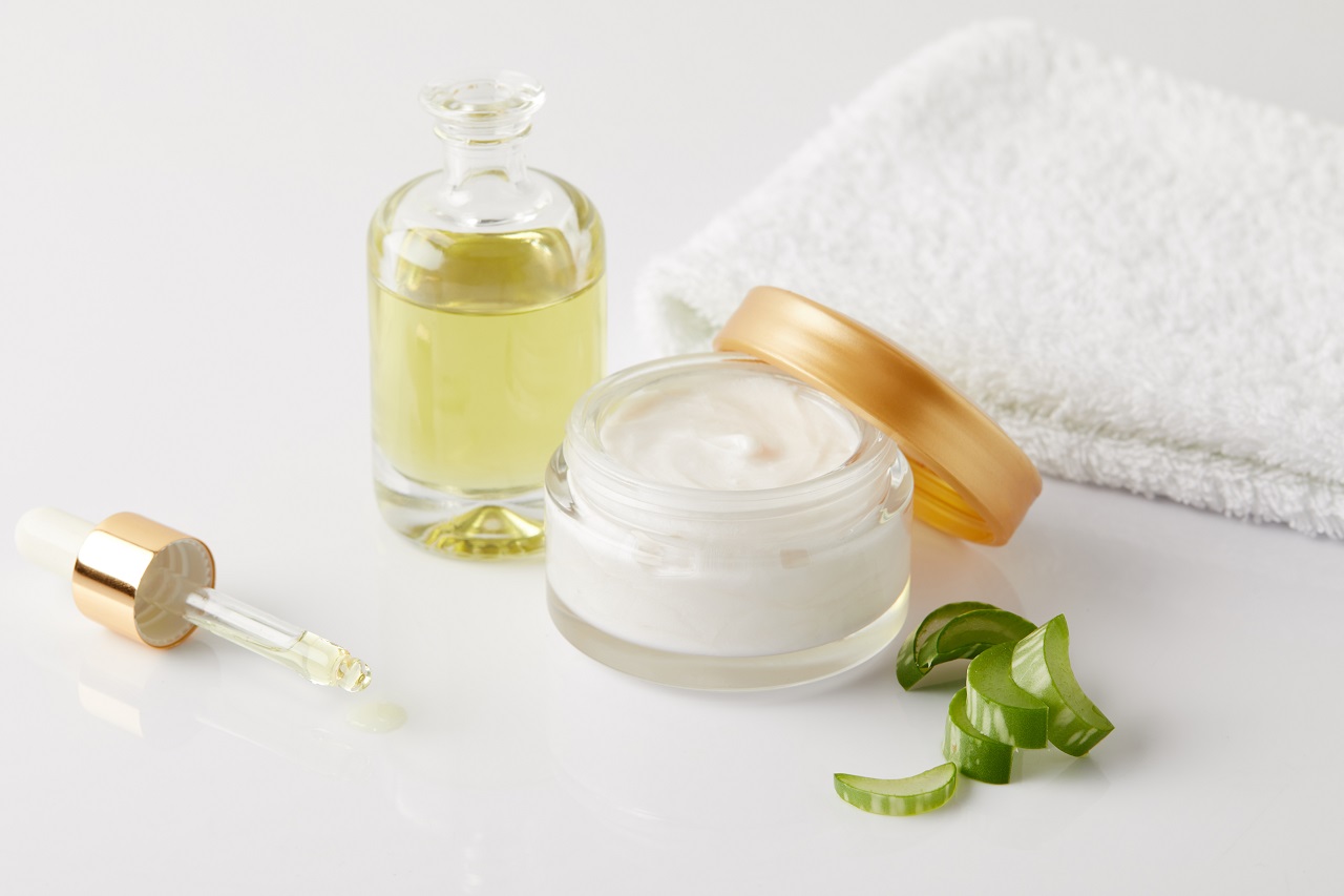 Peppermint Infused Oil in Facial Cream